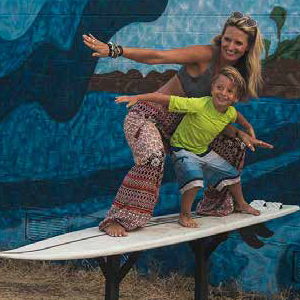 Surfer Mural