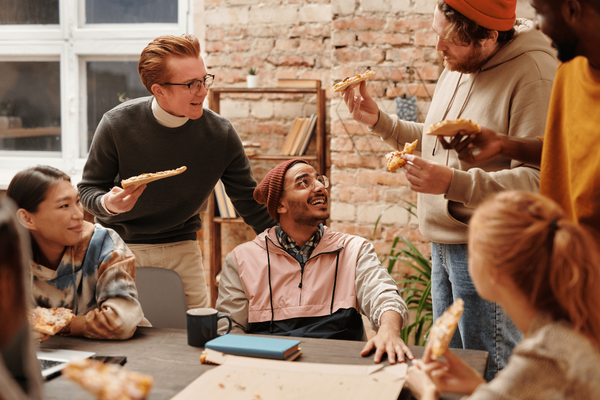 Group of Friends Chatting