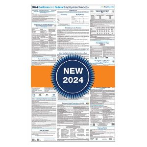 NONMEMBERS | 2024 California & Federal Poster Laminated