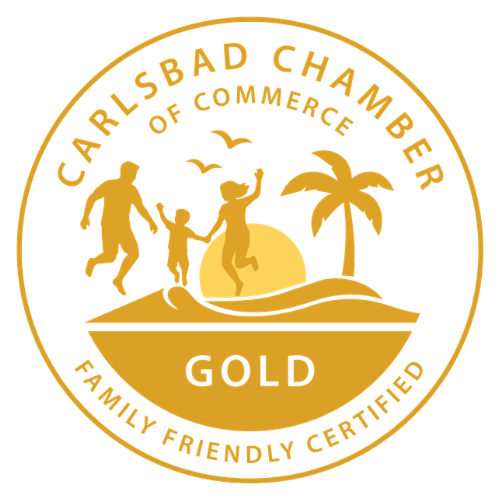 Carlsbad Chamber of Commerce Family Friendly Certified Gold Badge